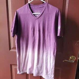 Affliction Standard Series  Purple Gradient Short Sleeve Tee MEDIUM